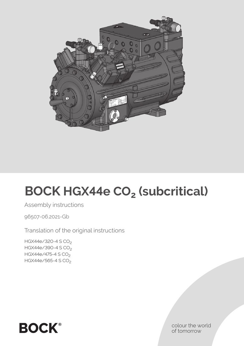 BOCK HGX44e CO2 User manual BOCK HGX44e CO2 User manual