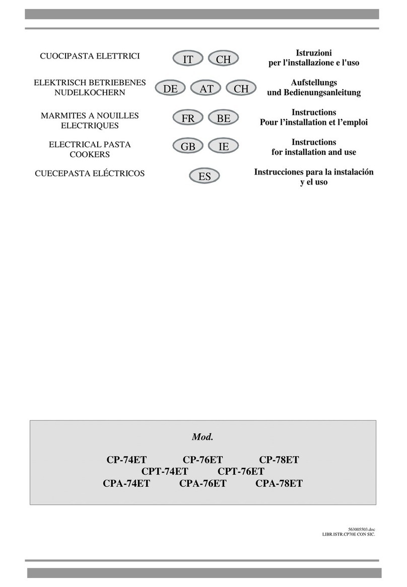 Lotus cooker CP-74ET User manual
