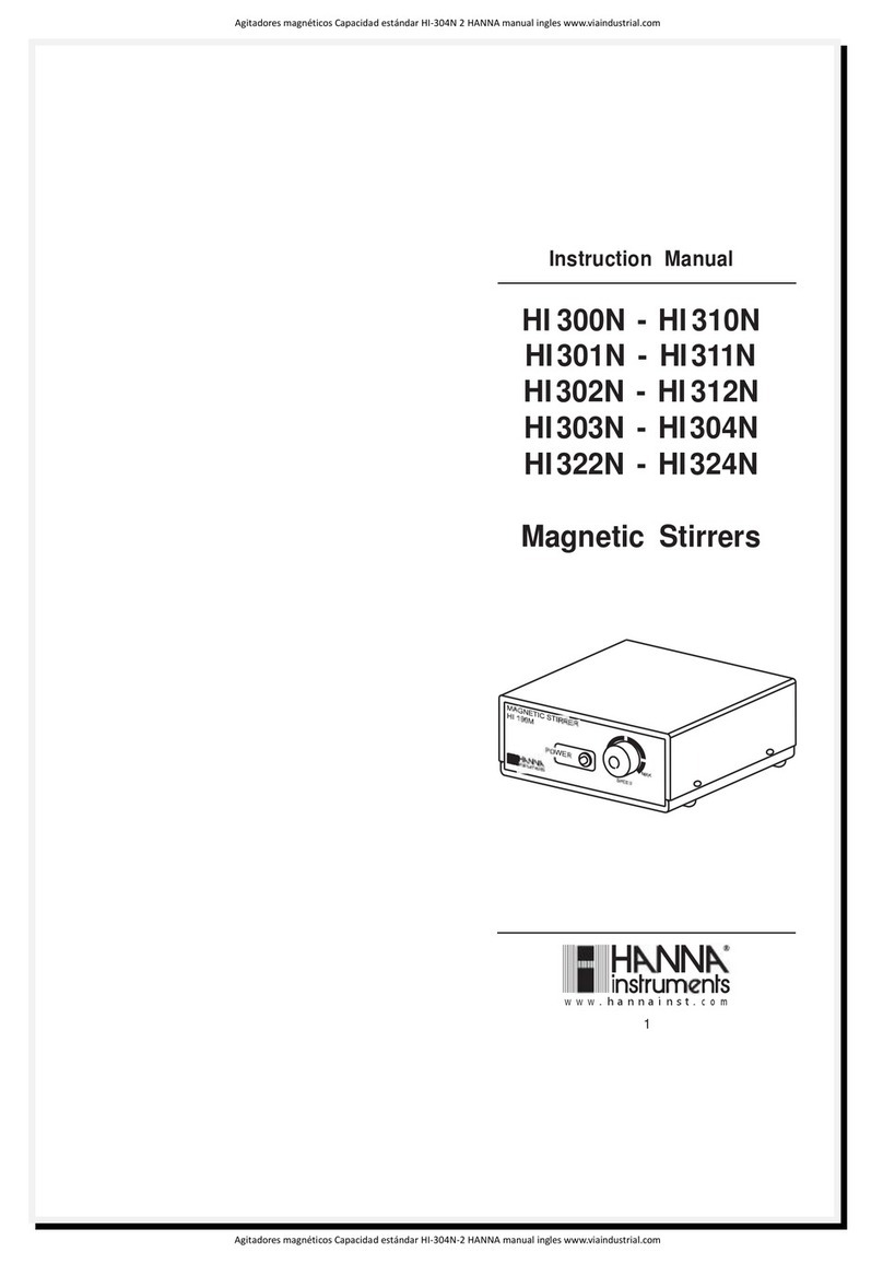 Hanna Instruments HI 310N instruction manual
