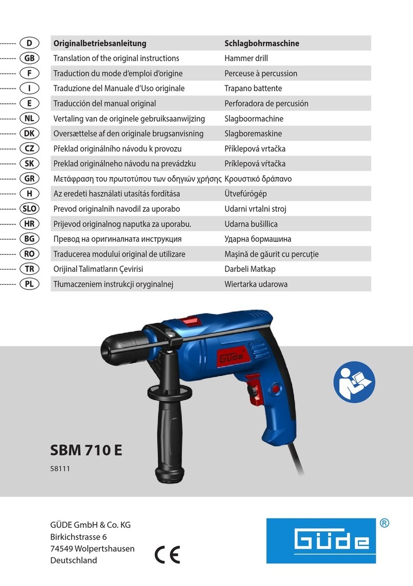 GÜDE SBM 710 E Original instructions