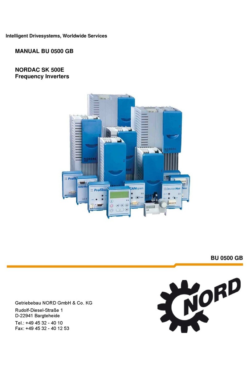 nord NORDAC PRO SK 500E Series manual
