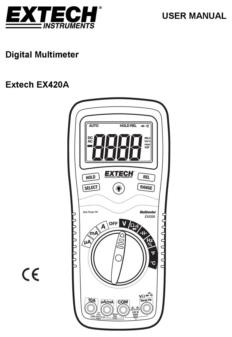 Extech Instruments EX420A User manual