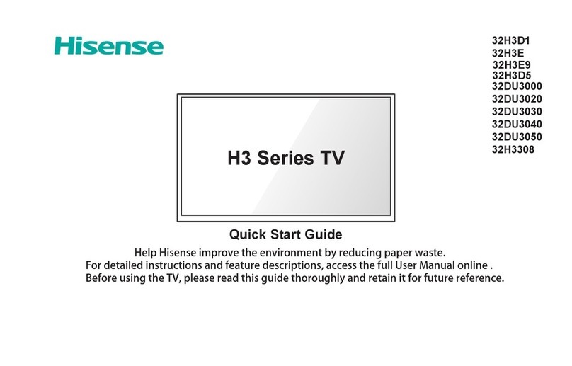 Hisense 40" H3 Series User manual