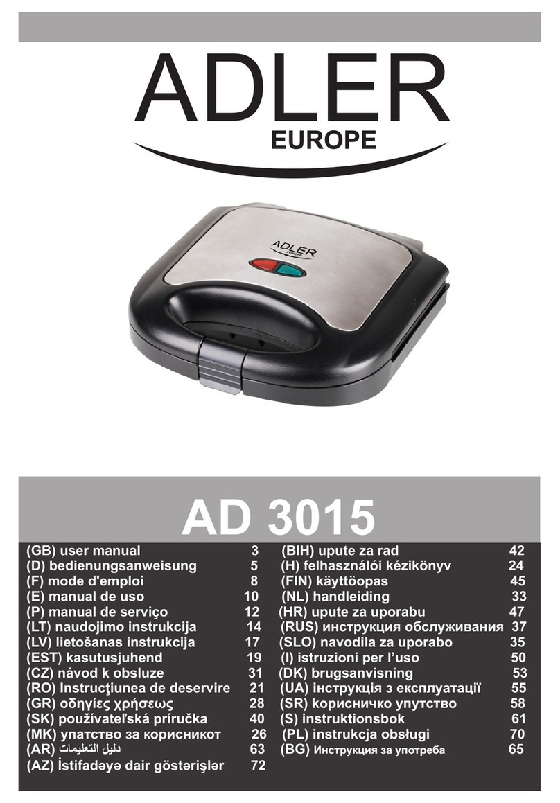 Adler Europe AD 3015 user manual