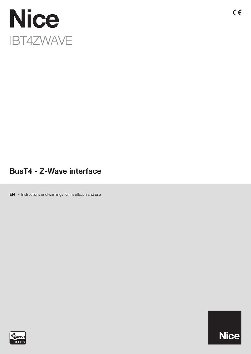Nice BusT4 Technical specifications