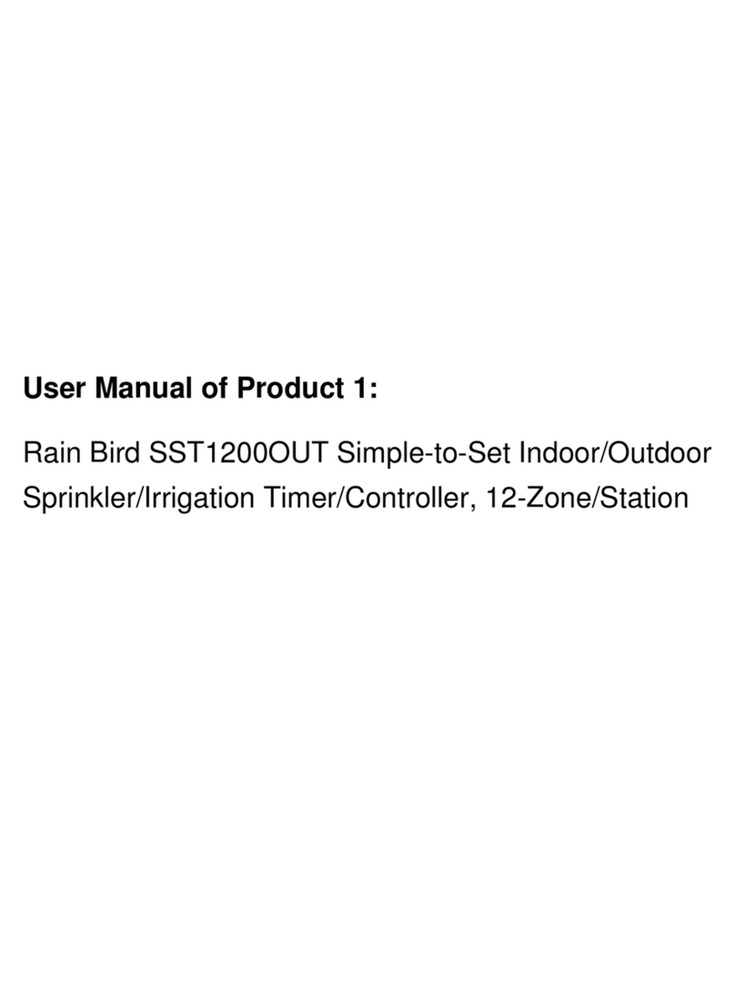 Rain Bird SST1200OUT Manual instruction