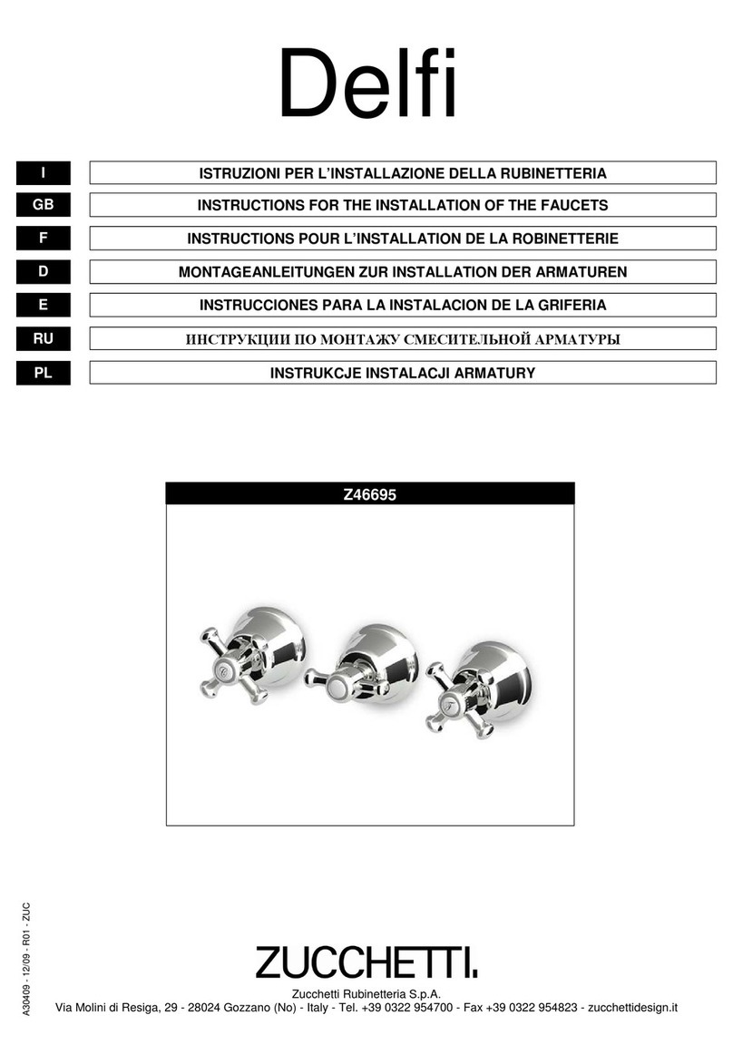 ZUCCHETTI Delfi Z46695 Instruction for the installation