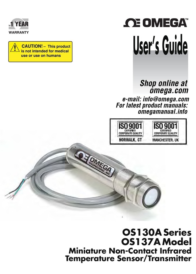 Omega OS130A Series User manual