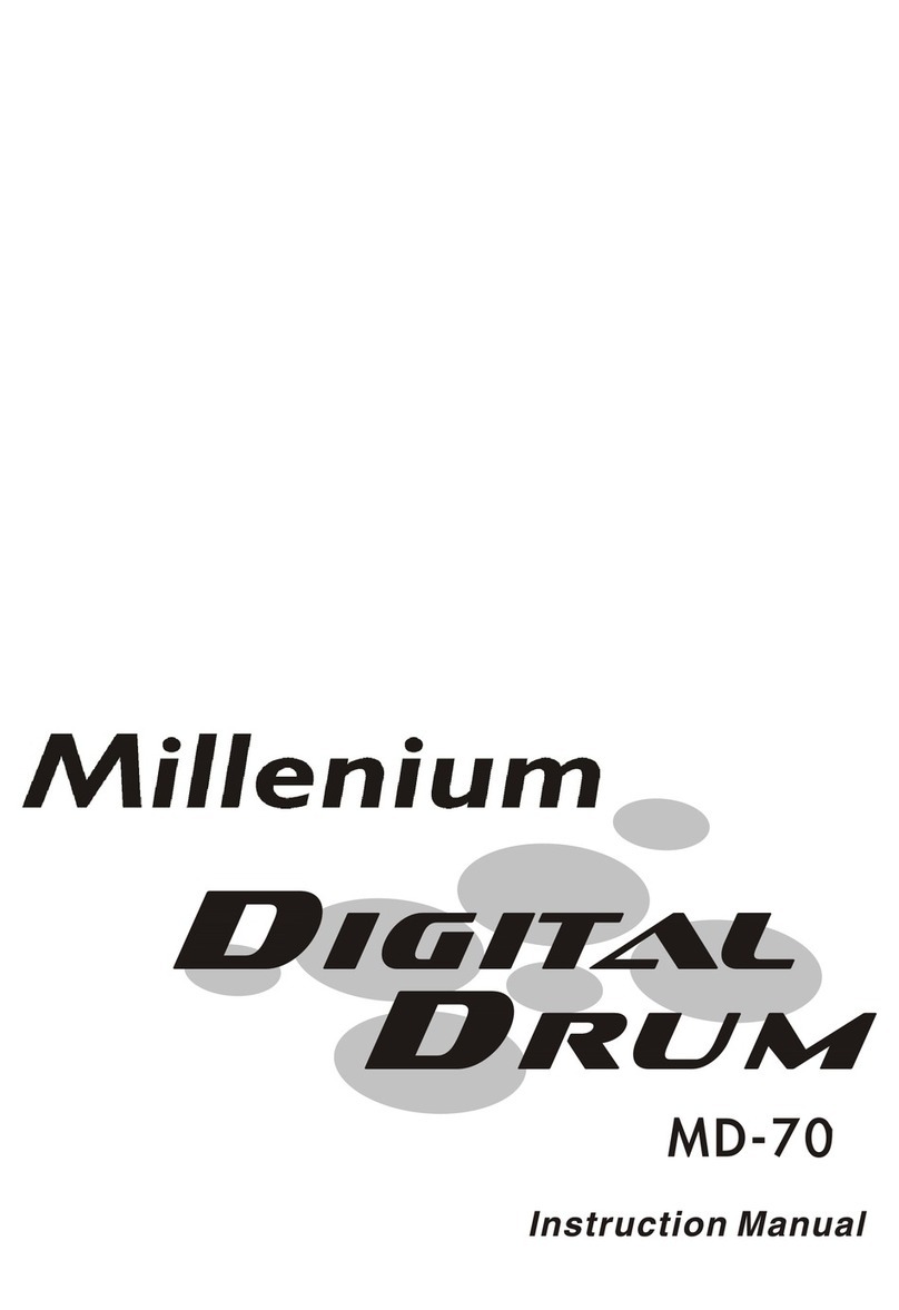 Millenium MD-70 User manual