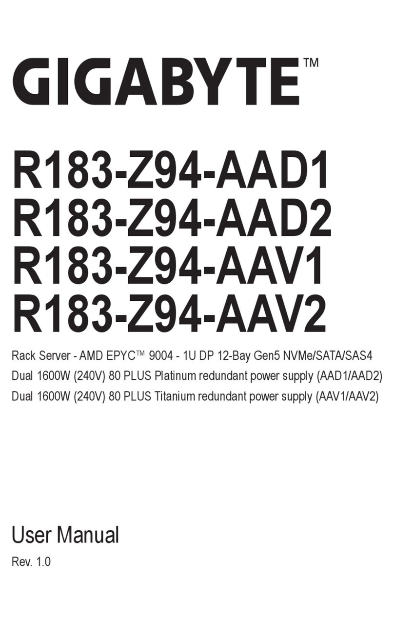 Gigabyte R183-Z94-AAD1 user manual