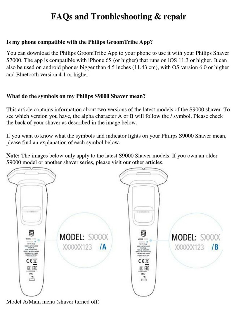 Philips S7000 series FAQ and Troubleshooting