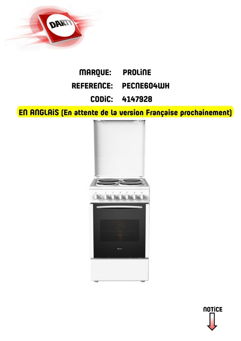 Proline PECNE604WH User manual