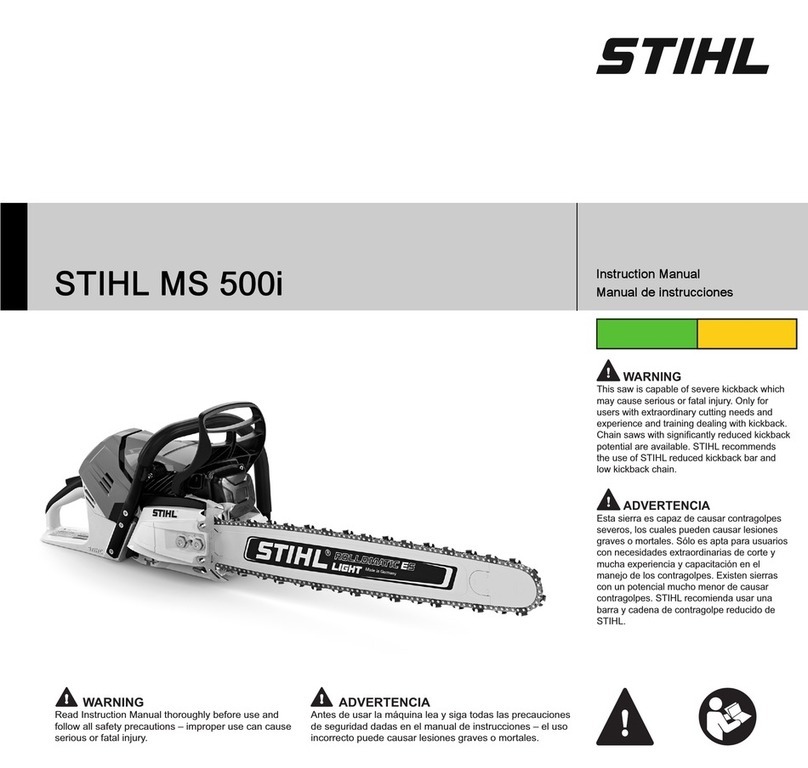 Stihl MS 500i User manual