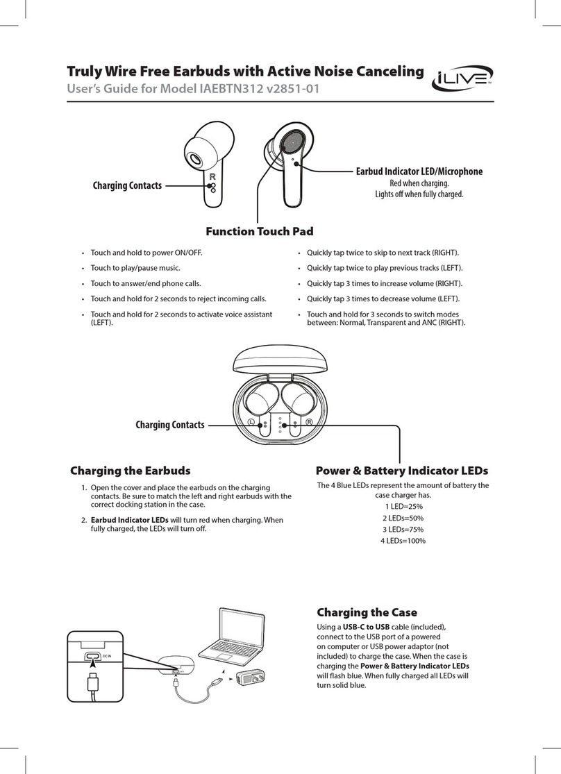 iLive IAEBTN312 User manual