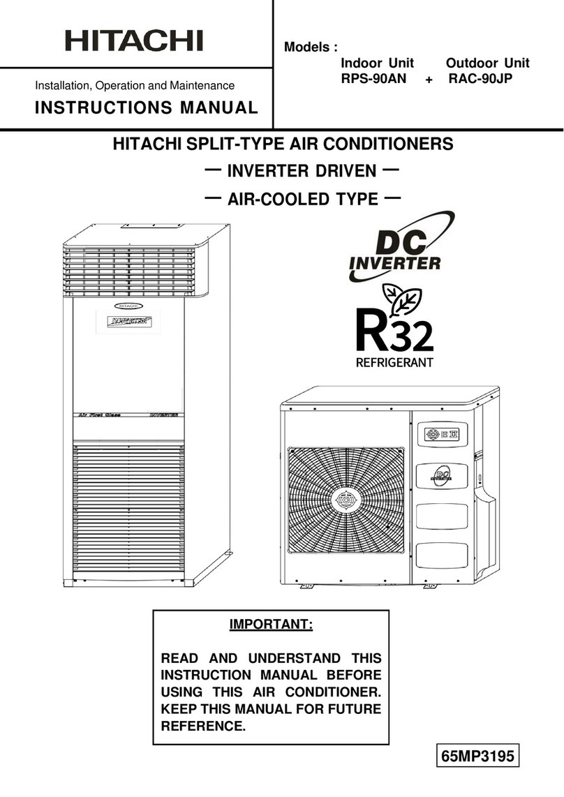 Hitachi RAC-90JP instruction manual