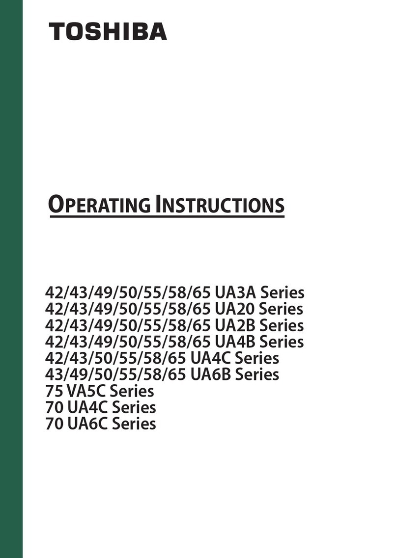 Toshiba 42 UA3A Series operating instructions