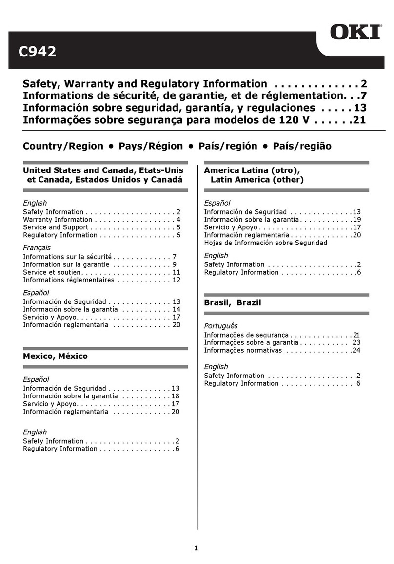 Oki C942 User manual