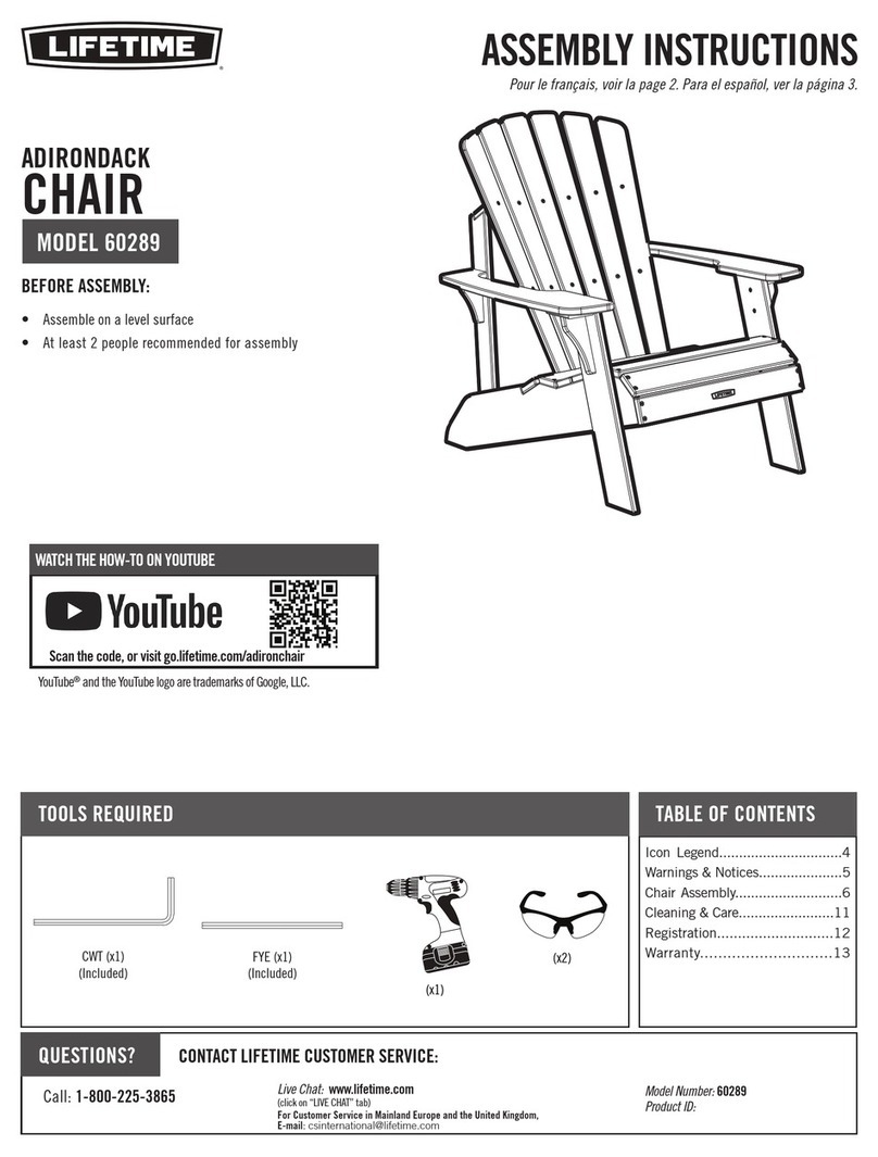 Lifetime 60289 Assembly instructions