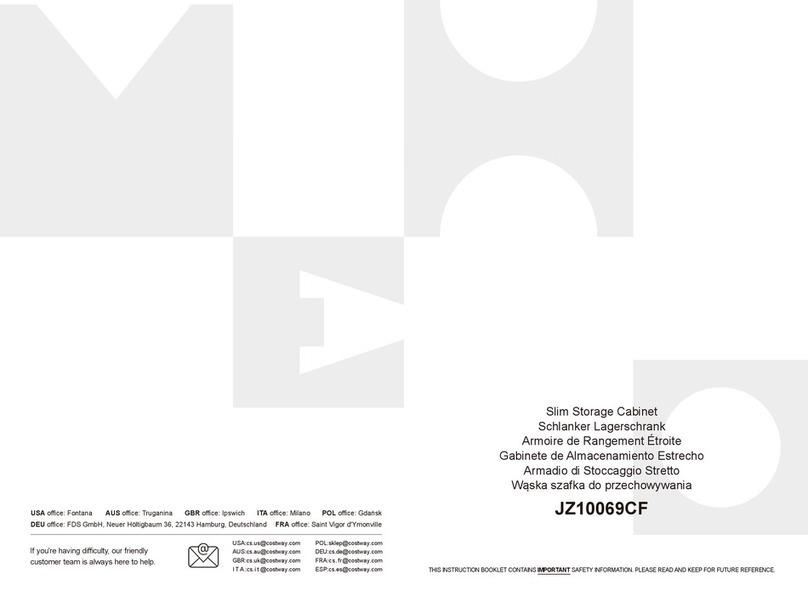 Costway JZ10069CF Instruction booklet