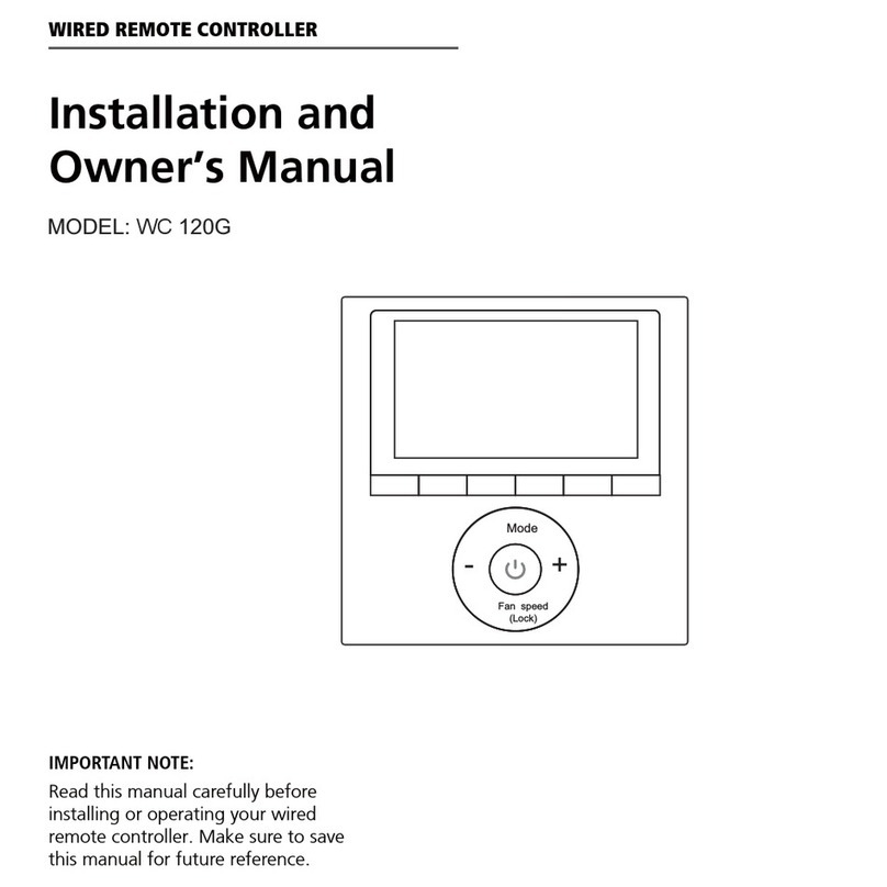 System air WC 120G Installation instructions