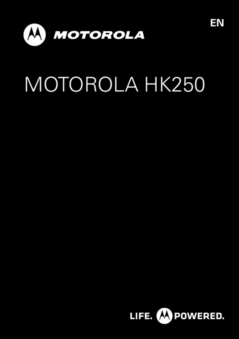 Motorola HK250 User manual Motorola HK250 User manual