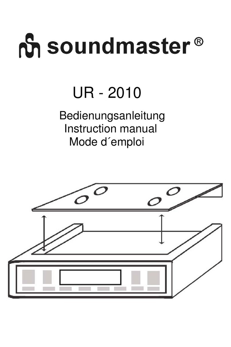 SOUNDMASTER UR-2010 instruction manual