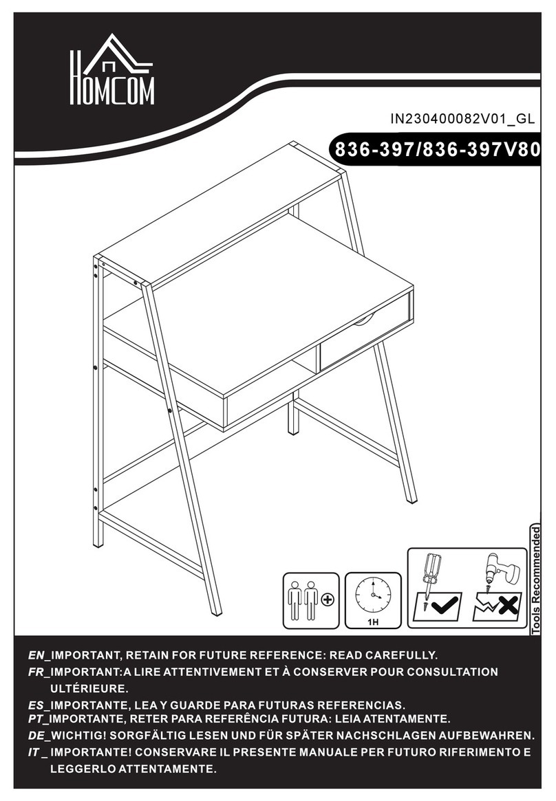 HOMCOM 836-397 User manual HOMCOM 836-397 User manual