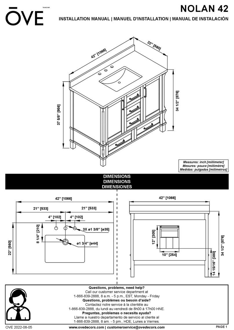 OVE NOLAN 42 User manual