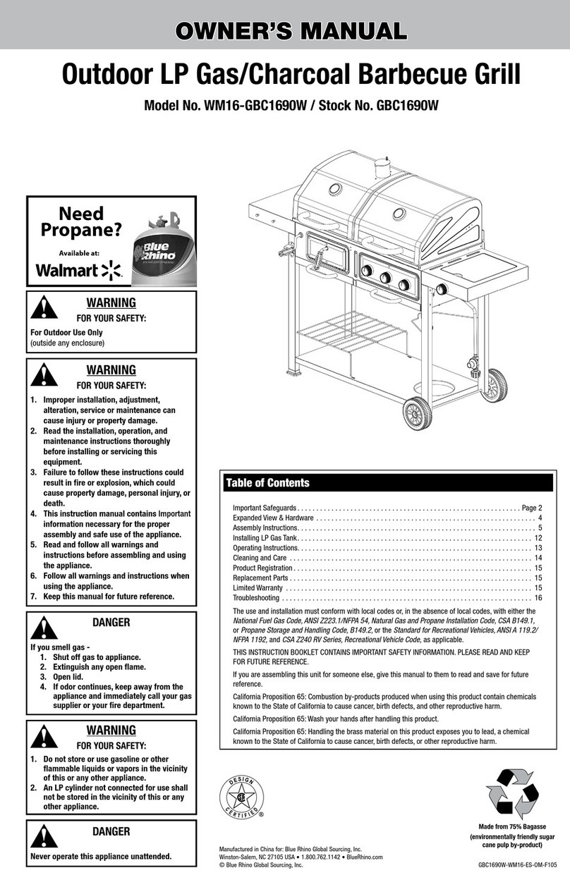 BlueRhino WM16-GBC1690W owner's manual BlueRhino WM16-GBC1690W owner's manual