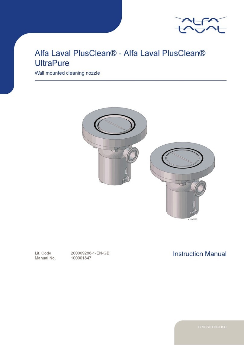Alfalaval PlusClean User manual