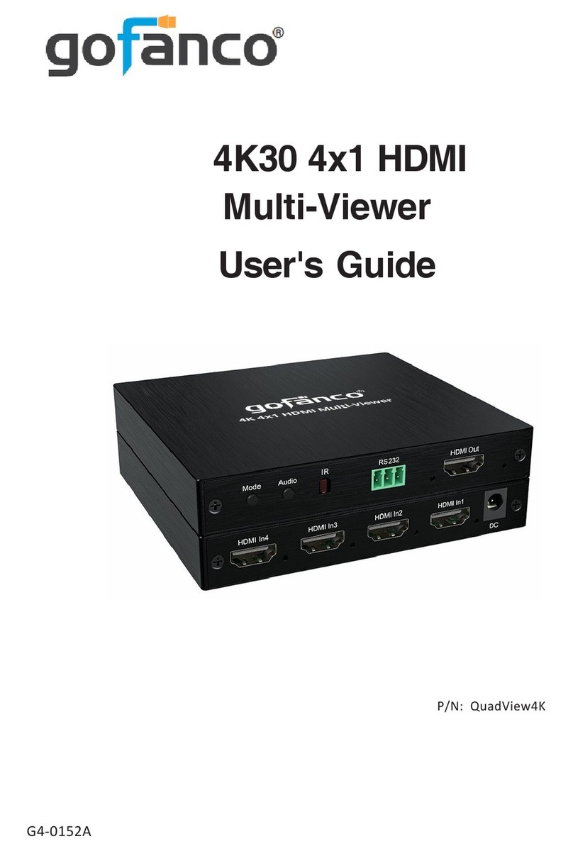 gofanco QuadView4K user guide