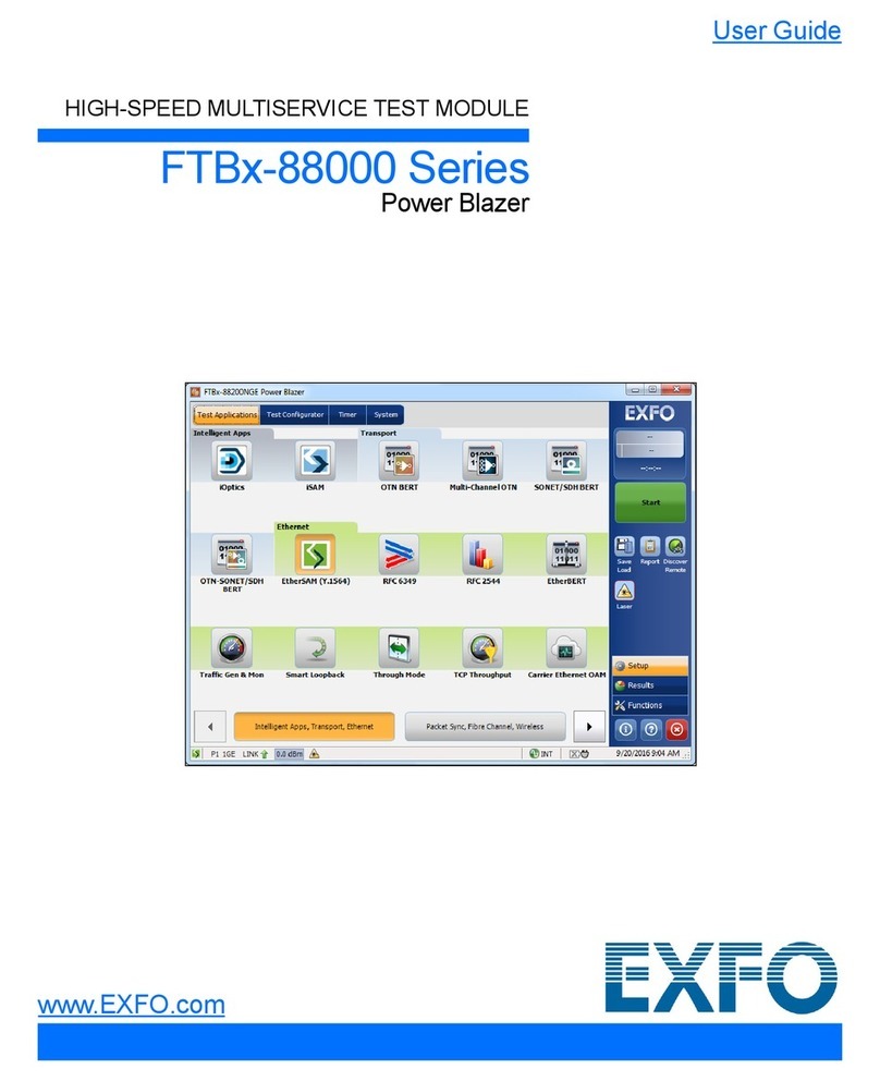 EXFO FTBx-88000 Series user guide EXFO FTBx-88000 Series user guide