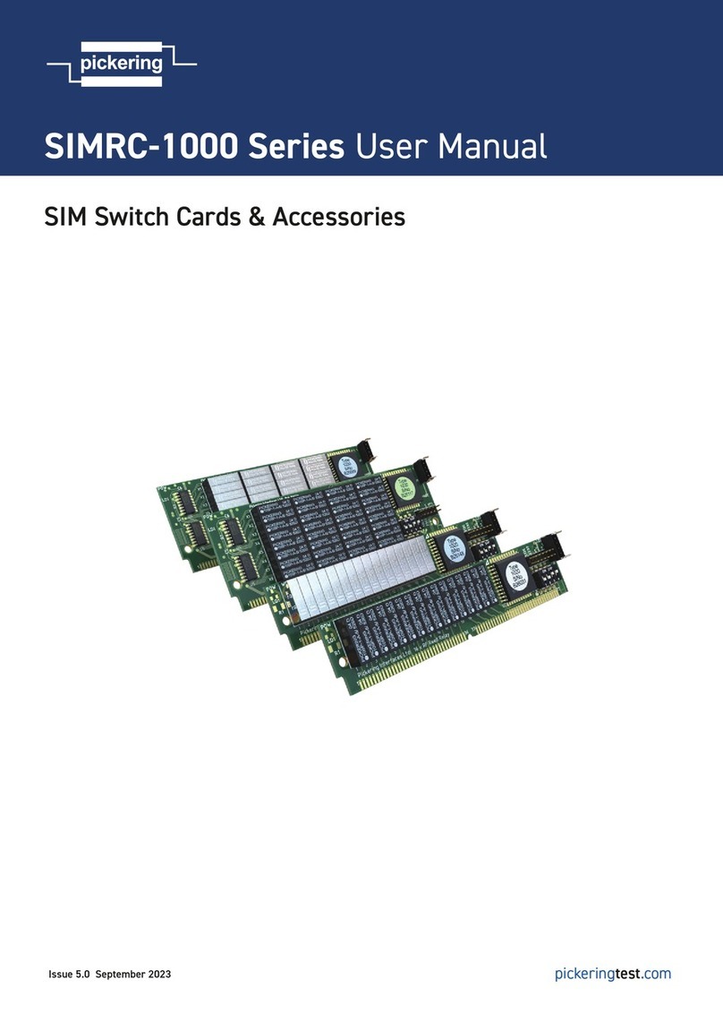 Pickering SIM SIMRC-1000 Series user manual