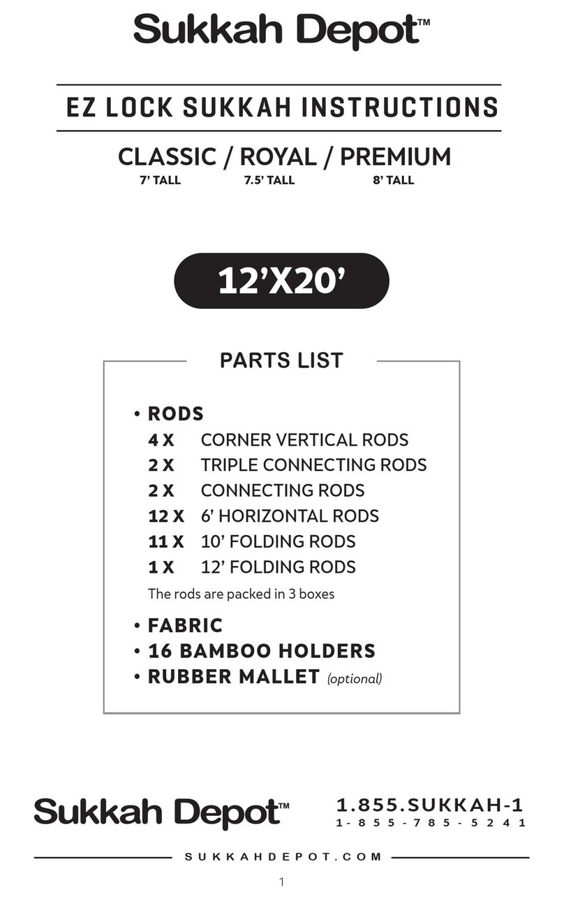Sukkah Depot CLASSIC instructions