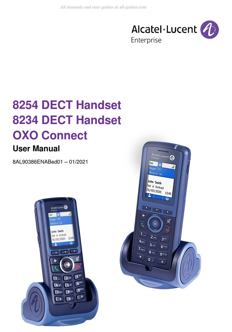 Alcatel-Lucent Enterprise OpenTouch 8234 user manual