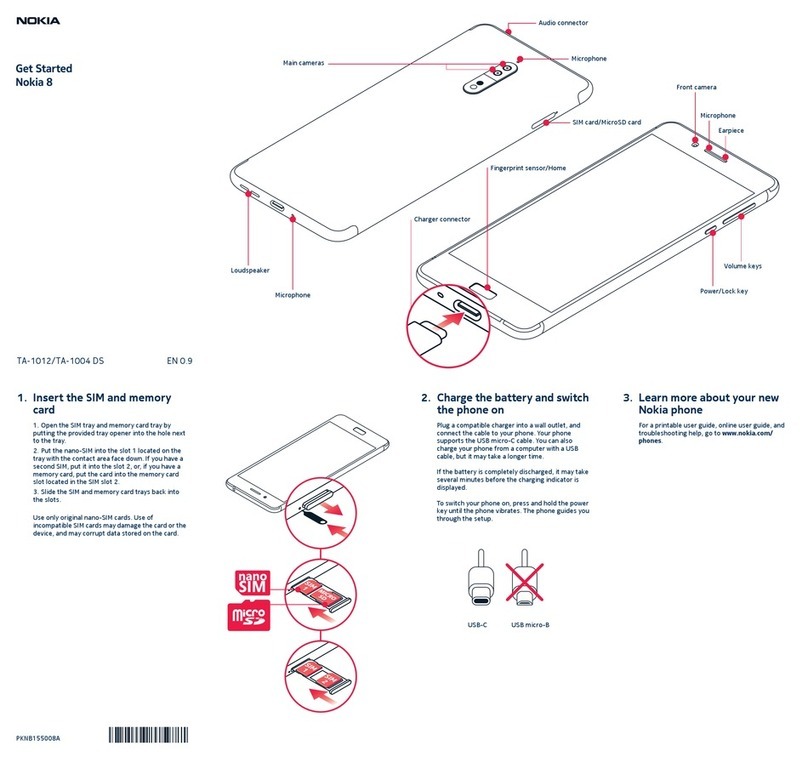 Nokia 8 Sirocco Specification sheet