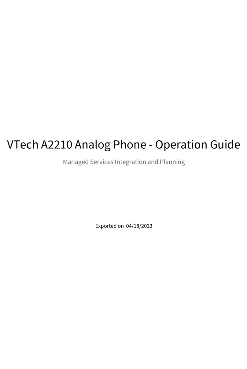 V-tech Contemporary Series A2210 User manual