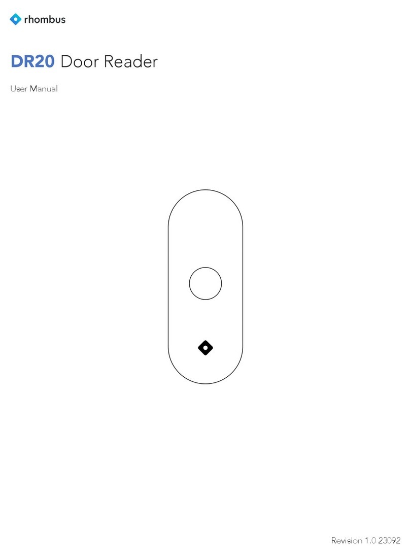 RHOMBUS DR20 user manual