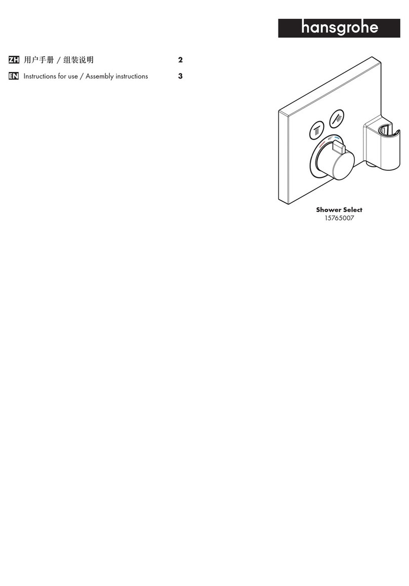 Hans Grohe Shower Select 15765007 Manual Hans Grohe Shower Select 15765007 Manual