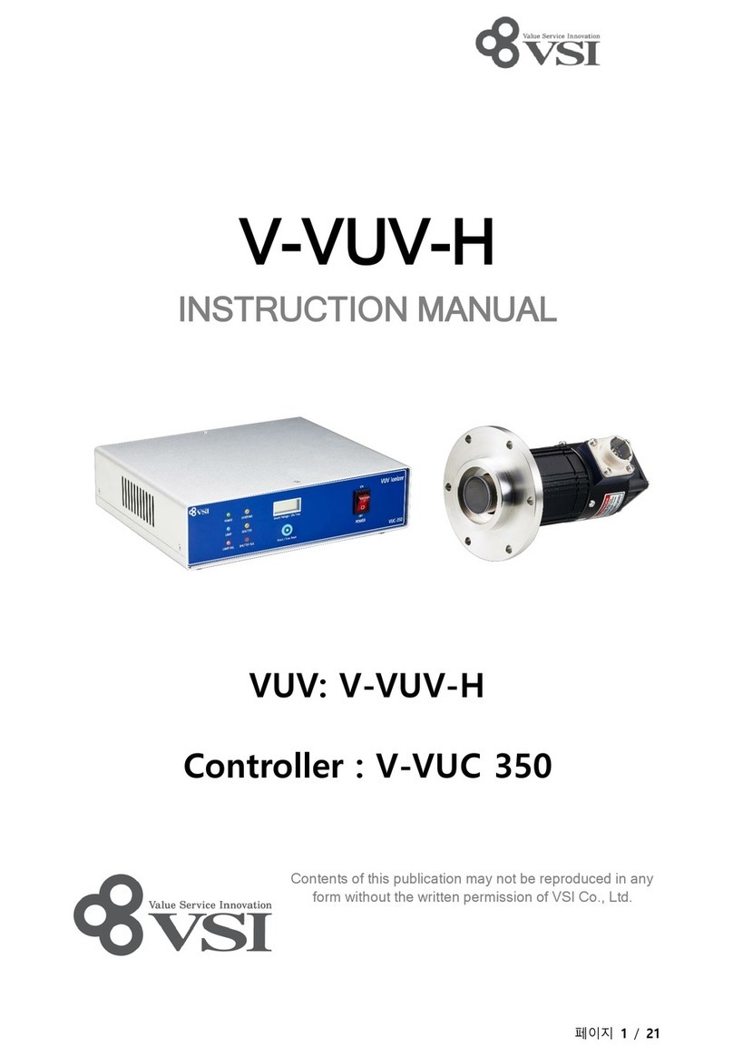 VSI V-VUV-H instruction manual