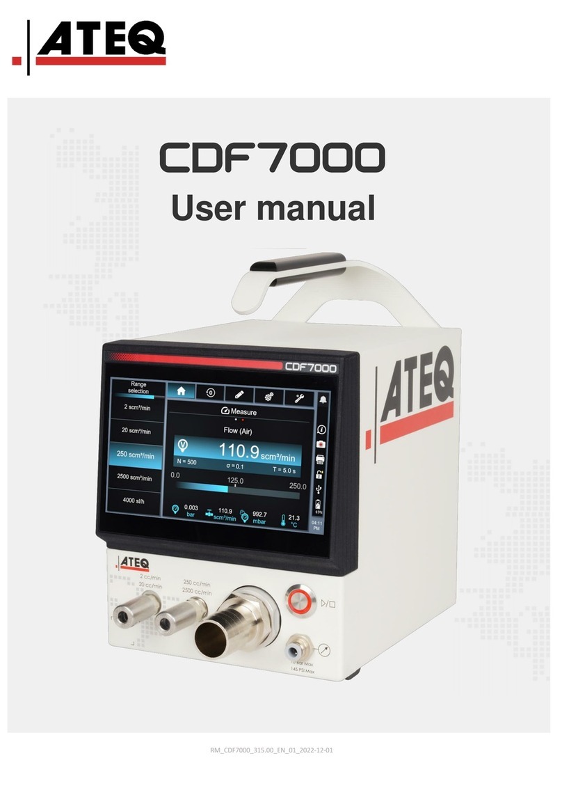 ATEQ CDF7000 user manual