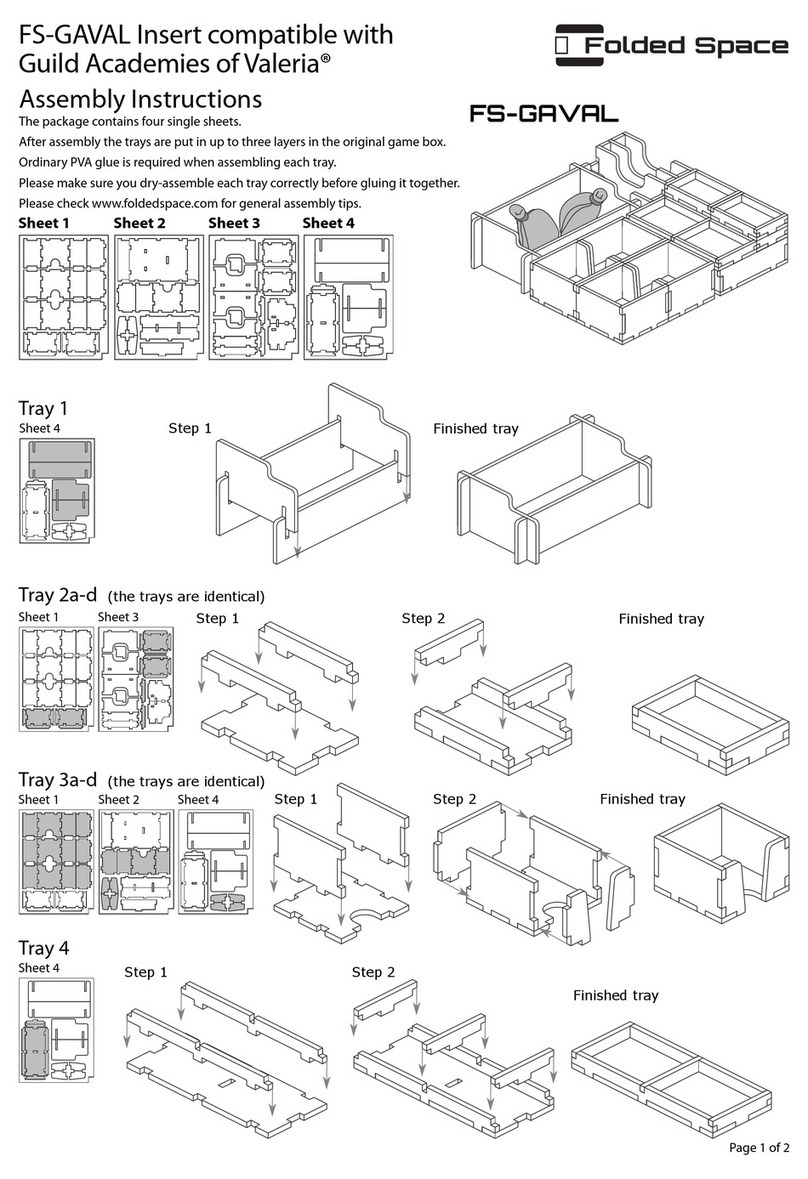 Folded Space Valeria FS-GAVAL Assembly instructions