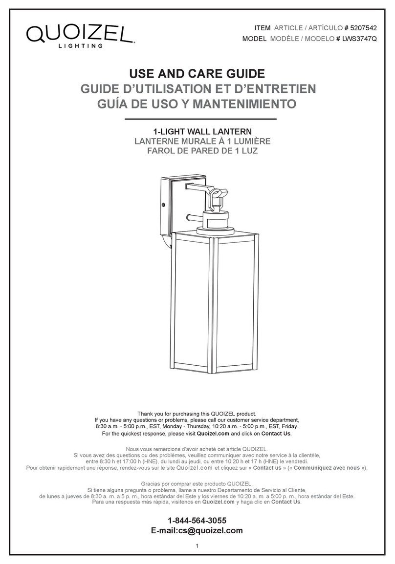 Quoizel LWS3747Q User manual