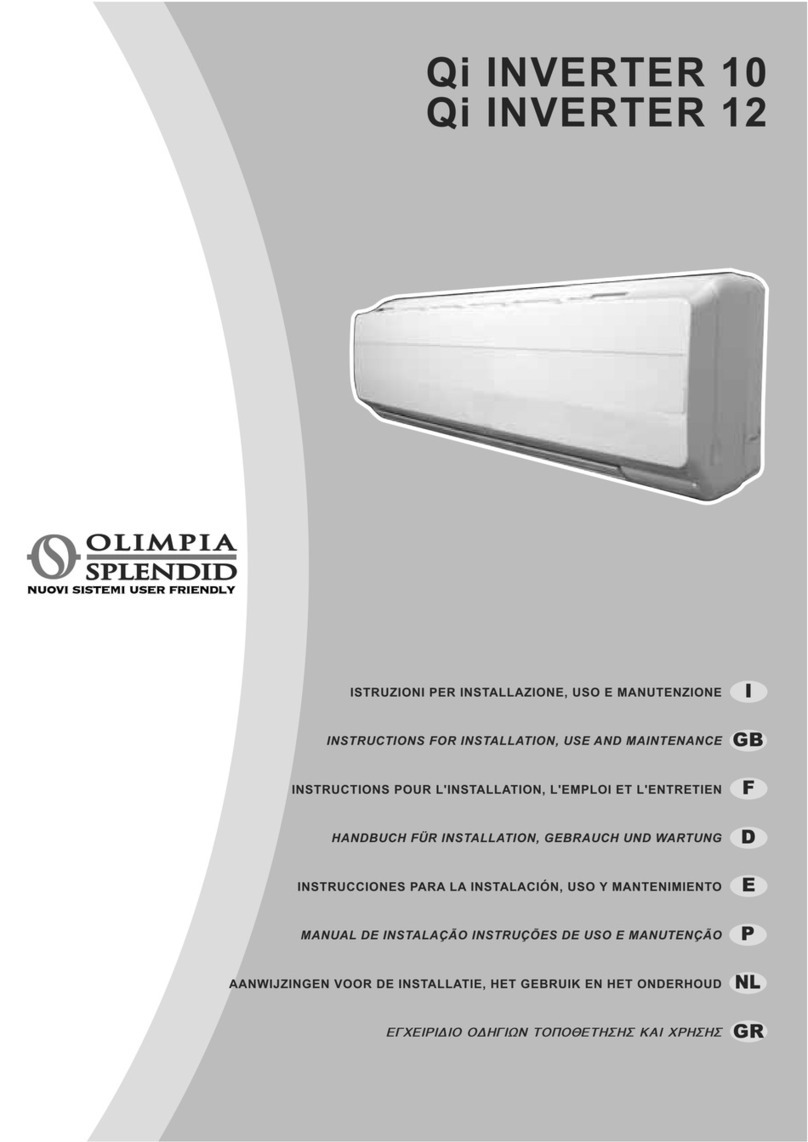 Olimpia splendid Qi INVERTER 10 Parts list manual
