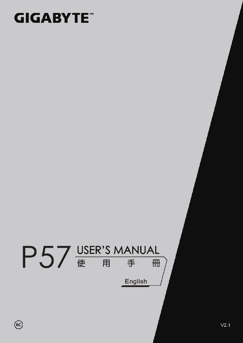 Gigabyte P57W User manual