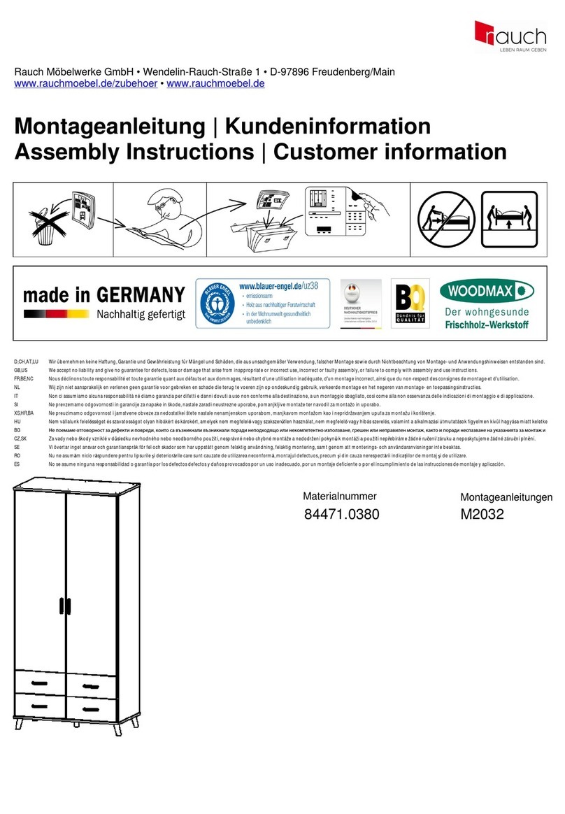 Rauch M2032 Assembly instructions