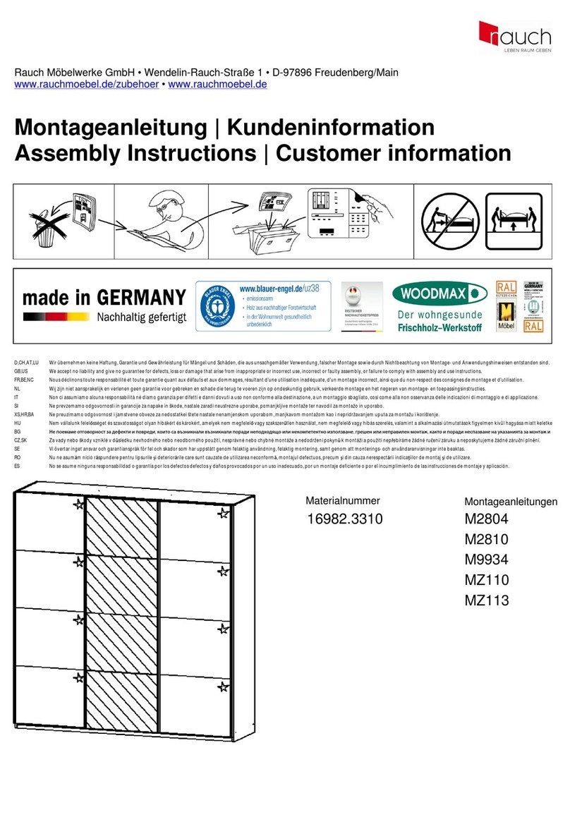 Rauch M2804 Assembly instructions