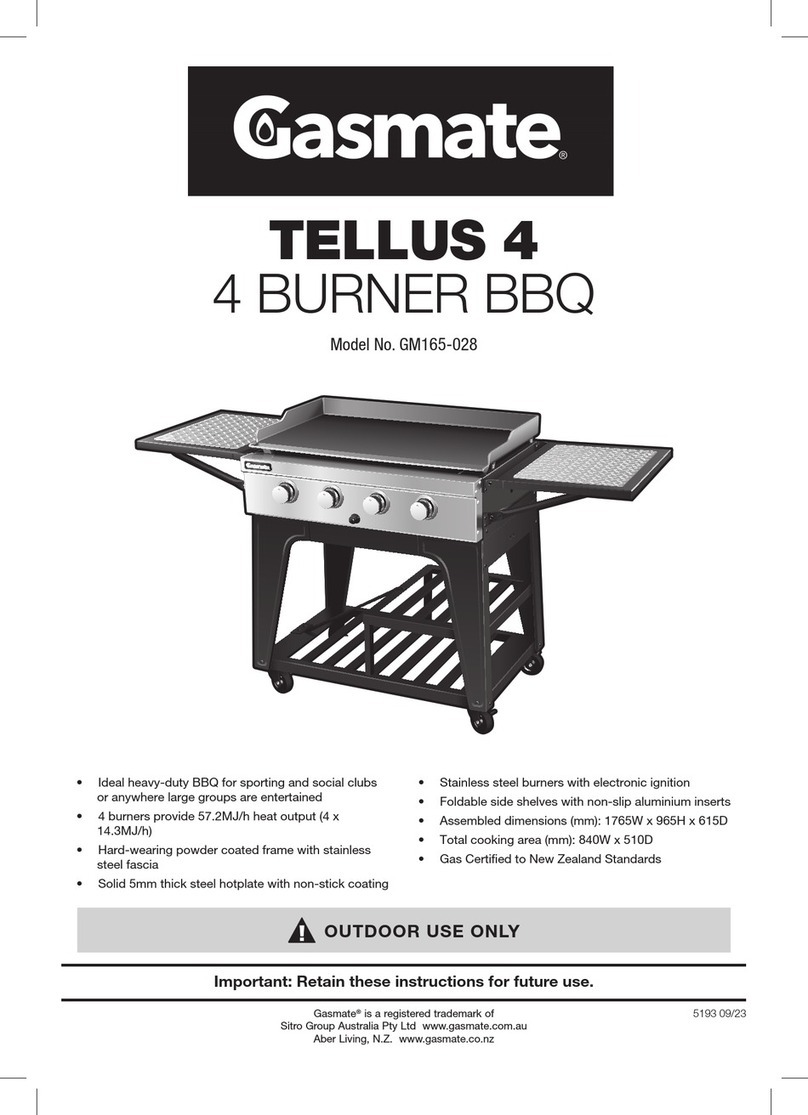 Gasmate TELLUS 4 instructions