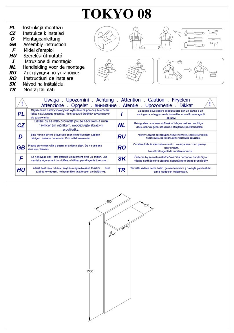 INOSIGN Paris TOKYO 08 Assembly instruction
