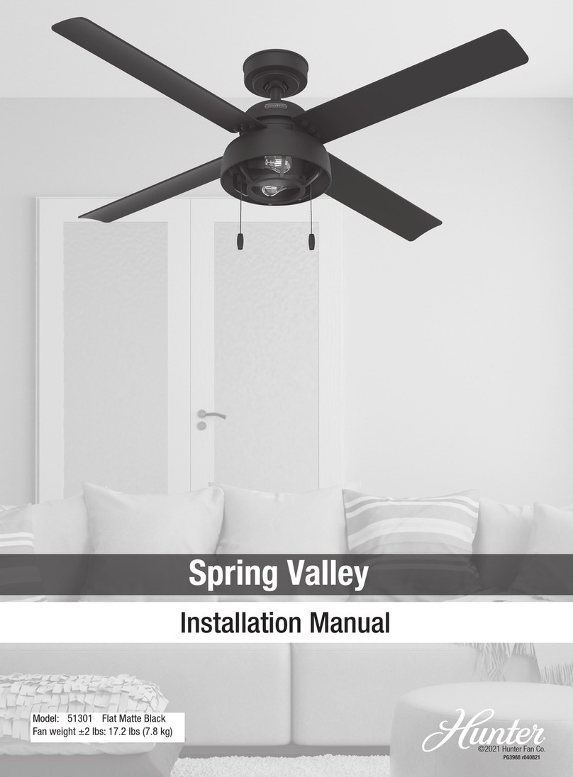 Hunter Spring Valley User manual